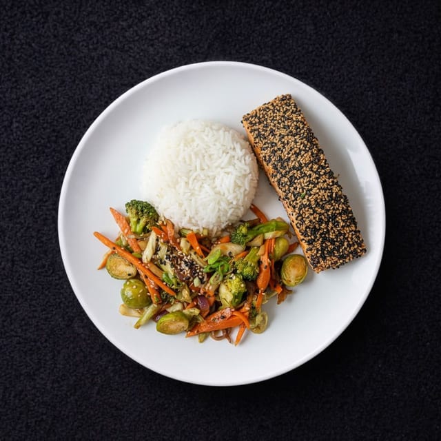 Salmon yaki.