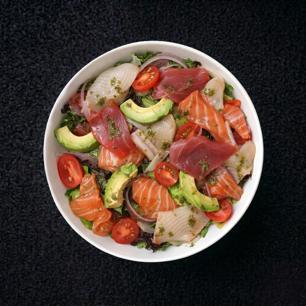 Sashimi salad.