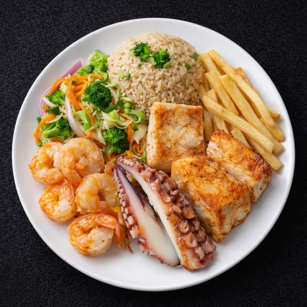 Teppanyaki.
