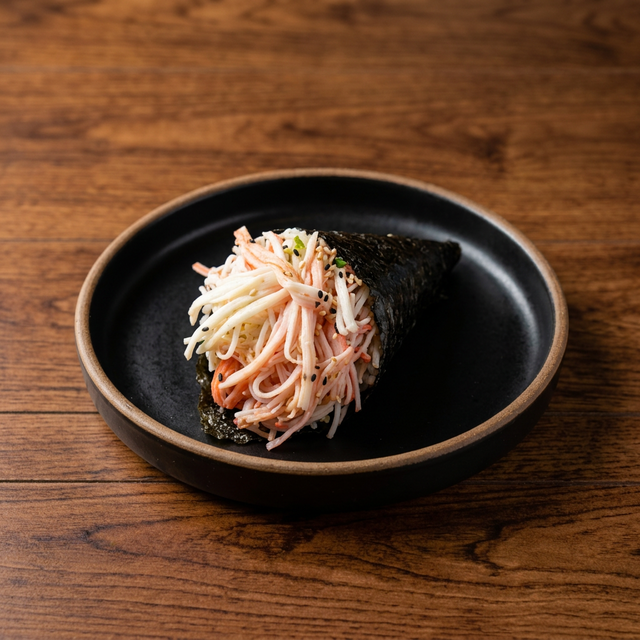 Kani Cheese Hand Roll (Temaki).