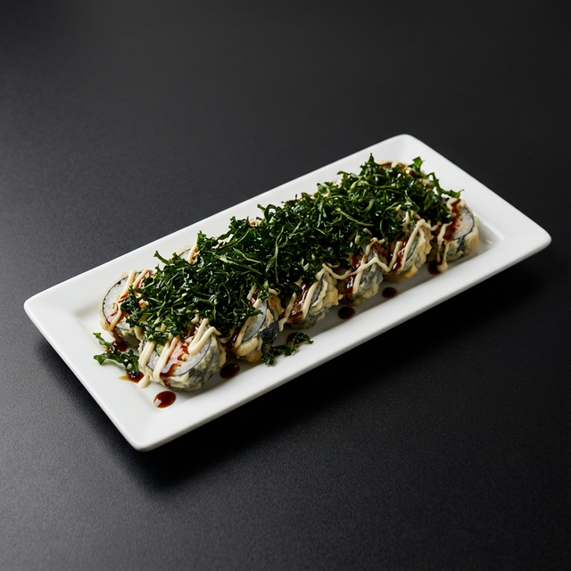 Tempura Crispy Kale Roll.