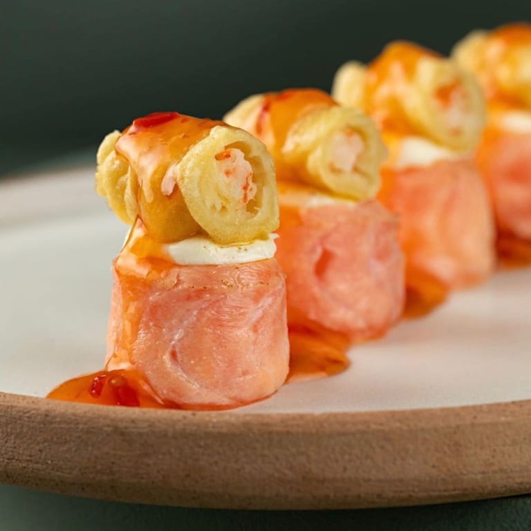 Delicious Uramaki Rolls at Our Japanese Restaurant